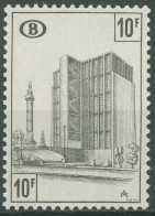 Belgien 1968 Eisenbahnpaketmarke Kongress-Bahnhof Brüssel EP 344 X Postfrisch - Ungebraucht