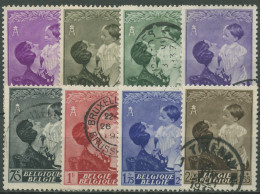 Belgien 1937 Königin-Astrid-Erinnerungsfonds 443/50 Gestempelt - Used Stamps