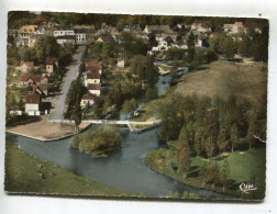 Ivry La Bataille CPSM Vue Aérienne - Ivry-la-Bataille