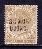 MALAYA (SUNGEI UJONG) — SG 28 — 1883 2c BROWN QV OVPT TYPE 12 + 19 — MH — SG £65 - Autres & Non Classés