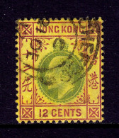 HONG KONG — SG Z278 —  1904-06 12c KEVI CHEEFOO TREATY PORT — USED — SG £40 - Gebruikt