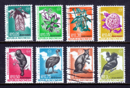 INDONESIA (WEST IRIAN) — SCOTT 40-47 — 1968 FLORA/FAUNA SET — USED/CTO — SCV $35 - Indonesien