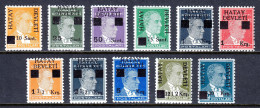 HATAY — SCOTT 1-15 — 1939 ATATÜRK SURCHARGE SET — MH — SCV $56 - 1934-39 Sandschak Alexandrette & Hatay