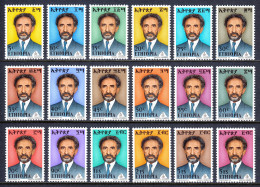 ETHIOPIA — SCOTT 672-689 — 1973 HAILE SELASSIE SET — MNH — SCV $52 - Ethiopie