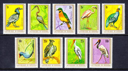 BURUNDI — SCOTT 548-556 — 1979 BIRDS SET — MNH — SCV $27 - Ongebruikt