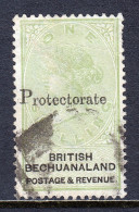 BECHUANALAND — SCOTT 54 — 1888 1/- QV ISSUE — USED — SCV $65 - 1885-1895 Colonia Británica