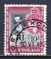 BASUTOLAND — SCOTT 71a — 1961 QEII 1R SURCHARGE, TYPE I — USED — SCV $27 - 1933-1964 Kolonie Van De Kroon