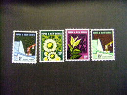 52 PAPUA NEW GUINEA / NUEVA GUINEA 1967 / MAQUINARIA INDUSTRIAL Y AGRICOLA / YVERT 114 / 117 MNH - Papua New Guinea