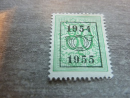 Belgique - Lion - Préoblitéré - 80c. - Vert Clair - Neuf - Année 1954 - 55 - - Typos 1951-80 (Ziffer Auf Löwe)