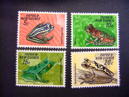 52 PAPUA NEW GUINEA / NUEVA GUINEA 1968 / FAUNA BATRACIOS / YVERT 130 / 133 MNH - Grenouilles