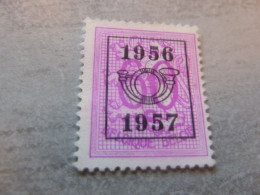 Belgique - Lion - Préoblitéré - 60c. - Rose - Neuf - Année 1956 - 57 - - Sobreimpresos 1951-80 (Chifras Sobre El Leon)