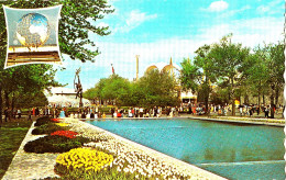 CY69. Vintage US Postcard. New York World's Fair. Pool Of Reflections. Peace Court - Expositions