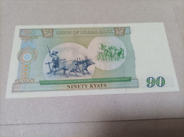 Billete Burma, 90 Kyats, Año 1987, UNC - Myanmar