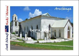 Cook Islands Aitutaki Arutanga Church New Postcard - Cook-Inseln