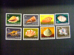 52 PAPUA / NEW GUINEA / NUEVA GUINEA 1968 / FAUNA CONCHAS Serie Incompleta / YVERT 139-140+143-148 MNH - Conchas