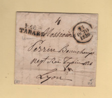 Tarare - 68 - Rhone - PP Port Paye - 23 Octobre 1830 - 1801-1848: Précurseurs XIX