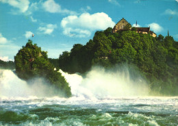 ANDELFINGEN, LAUFEN CASTLE, ARCHITECTURE, WATERFALL, ZURICH, SWITZERLAND, POSTCARD - Andelfingen