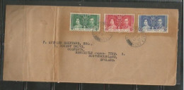 Hong Kong Cover Sent To United Kingdom - Entiers Postaux