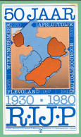 Sticker - 50 Jaar 1930 1980 - Wieringermeer - Afsluitdijk - Noordoostpolder - Flevoland - R.IJ.P - Stickers