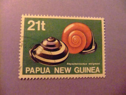 52 PAPUA - NEW GUINEA - NUEVA GUINEA 1991 / FAUNA  RHYNCHOTROCHUS WEIGMANI / YVERT 626 FU - Conchas