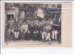 SANCERGUES: 14 Juillet 1905, Personnel Du Bureau De Poste - état - Sancergues