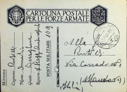 POSTA MILITARE ITALIA IN LIBIA  - WWII WW2 - S6720 - Military Mail (PM)