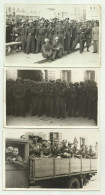 3 CARTOLINE MILITARI A FIRENZE 12 OTTOBRE 1941 FOTO LOCCHI FIRENZE SU CARTA FERRANIA E TENSI - NV FP - Oorlog 1939-45