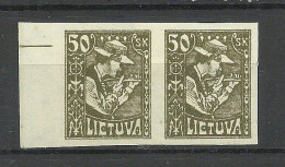 LITAUEN Lithuania 1921 Michel 92 U As Pair * - Lituania
