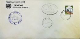 Italy - Military - Army Post Office In Somalia - ONU - ITALFOR - IBIS - Incrociatore Garibaldi  - S6665 - 1991-00: Marcophilia