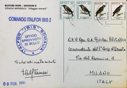 Italy - Military - Army Post Office In Somalia - ONU - ITALFOR - IBIS - Kenya - S6683 - 1991-00: Marcophilie