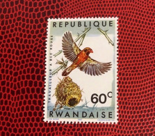 RWANDA 1967 1v MNH ** Red Billed Quelea  Pájaro Bird Pássaro Vogel Ucello Oiseau - Parrots