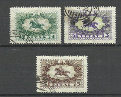 LITAUEN Lithuania 1927 Michel 278 - 280 O - Lituania