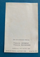 Faire-part Ordination Prêtres Herment Schneider Thionville 1964 - Autres & Non Classés