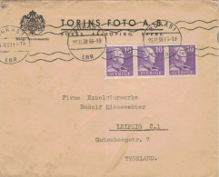 Torins Foto AB Boras 1939 > Excelsiorwerke Kiesewetter Leipzig - Zensur OKW - Lettres & Documents