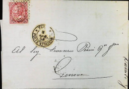 ITALIA / LEVANTE 1868 Lettera Da TUNISI - S6340 - Emisiones Generales