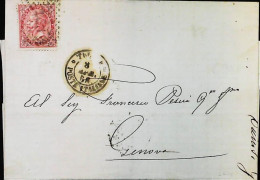 ITALIA / LEVANTE 1868 Lettera Da TUNISI - S6340 - Emissioni Generali