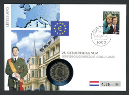 Luxemburg 2006 Numisbrief 2 Euro 25. Geburtstag Guillaume BU (M5022 - Luxembourg