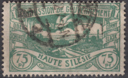 Oberschlesien - Upper Silesia Mi. 24 - 75 Pfennig Gebraucht Used 1920   (70248 - Silezië