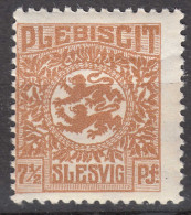 Abstimmungsgebiete Schleswig-Slesvig Mi.3 – 7,5 Pfg. Postfrisch MNH 1920  (70253 - Schleswig