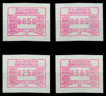 GRIECHENLAND ATM Nr ATM2-0050-ATM2-0300 Postfrisch X91E716 - Machine Labels [ATM]