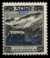 LIECHTENSTEIN DIENSTMARKEN 1932 33 Nr 6C Postfrisch X6A69EA - Dienstzegels