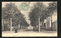 CPA Bonneval, Avenue De La Gare  - Bonneval
