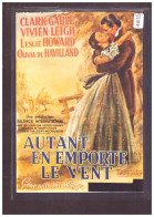 FORMAT 10x15cm - AFFICHE DU FILM  " AUTANT EN EMPORTE LE VENT " - TB - Affiches Sur Carte