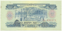 SOUTH VIET NAM - 20 XU - 1966 ( 1975 ) - P 38 - Serie EL - Workers On Rubber Plantation / Soldiers - VIETNAM - Vietnam