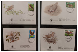 O) 1995 GRENADA,  WWF - WILDLIFE FUND,  BIRD - DOVE,  LEPTOTILA,  FDC - Grenada (1974-...)