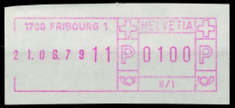 SCHWEIZ SCHALTERFREISTEMPEL Nr SFS1979 FRIBOURG X7E6526 - Automatic Stamps