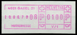 SCHWEIZ SCHALTERFREISTEMPEL Nr SFS1979 BASEL Postfrisch X7E651A - Sellos De Distribuidores