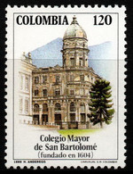 09- KOLUMBIEN - 1988 - MI#:1730 - MNH- “ST. BARTOLOME” COLLEGE-ARCHITECTURE - Kolumbien