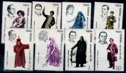 ROMANIA 1983 ACTOR MI No 3941-8 MNH VF!! - Unused Stamps
