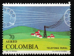 01- KOLUMBIEN - 1988 - MI#:1716 - MNH- RURAL TELEPHONY- COMMUNICATIONS - Kolumbien